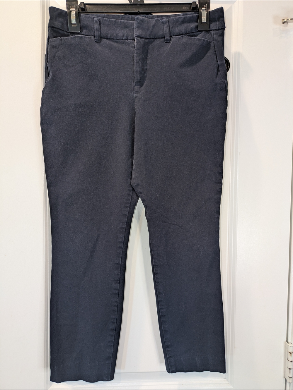 Old Navy Pixie Skinny Pants Navy Blue High Rise Petite 6 Secret Smooth Pockets